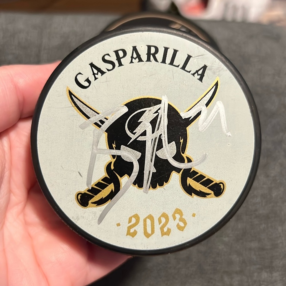Tampa Bay Lightning Autographed Puck